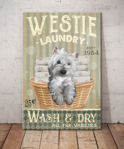 Westie Dog Canvas