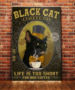 Black Cat Canvas