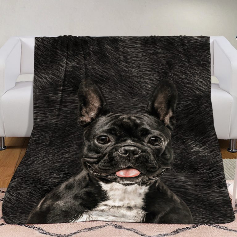 French Bulldog Fleece Blanket JR1501 73O50 Eviral Store