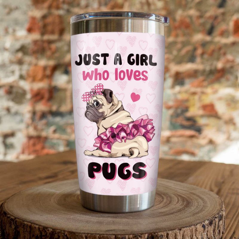 Pug Dog Steel Tumbler FB0407 68O33 – Eviral Store