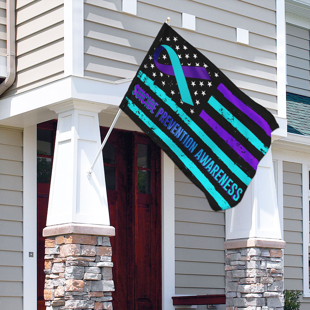 Suicide Prevention Awareness Flag QNK196Fv1 House Flag Garden Flag