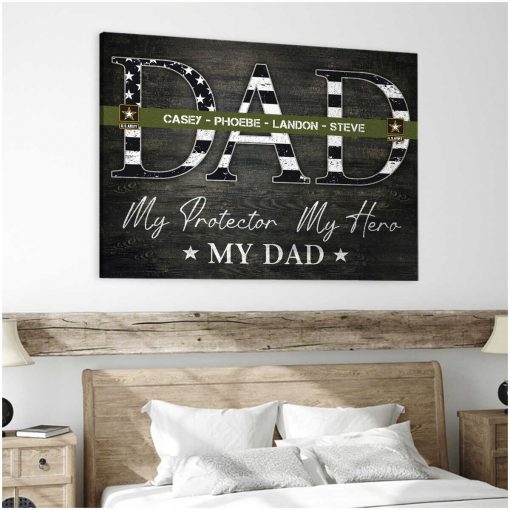 Army Dad Gift Military Gift For Dad Patriotic Veteran Dad Gift